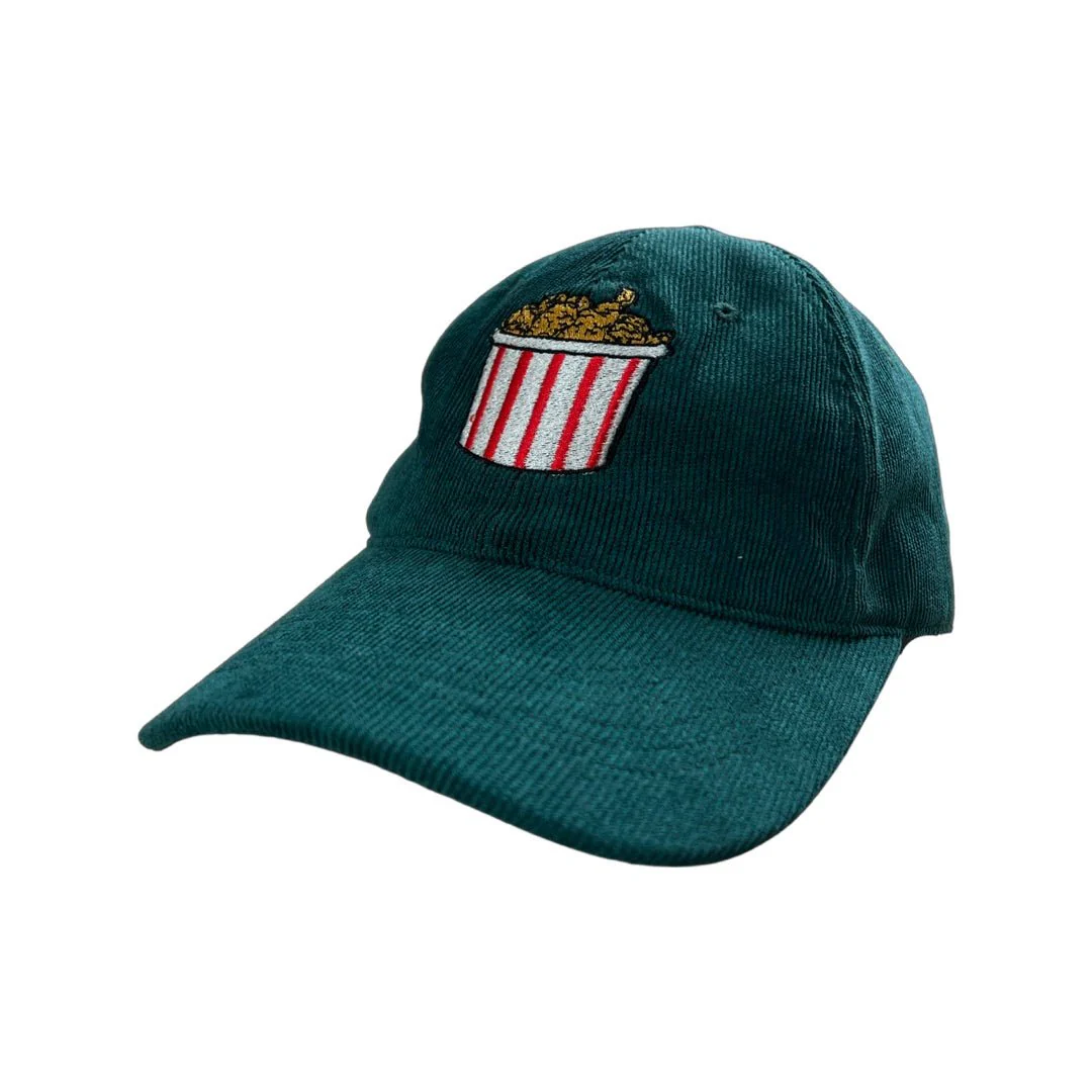 Bucket - Fried Chicken Green Corduroy Hat - Image 3