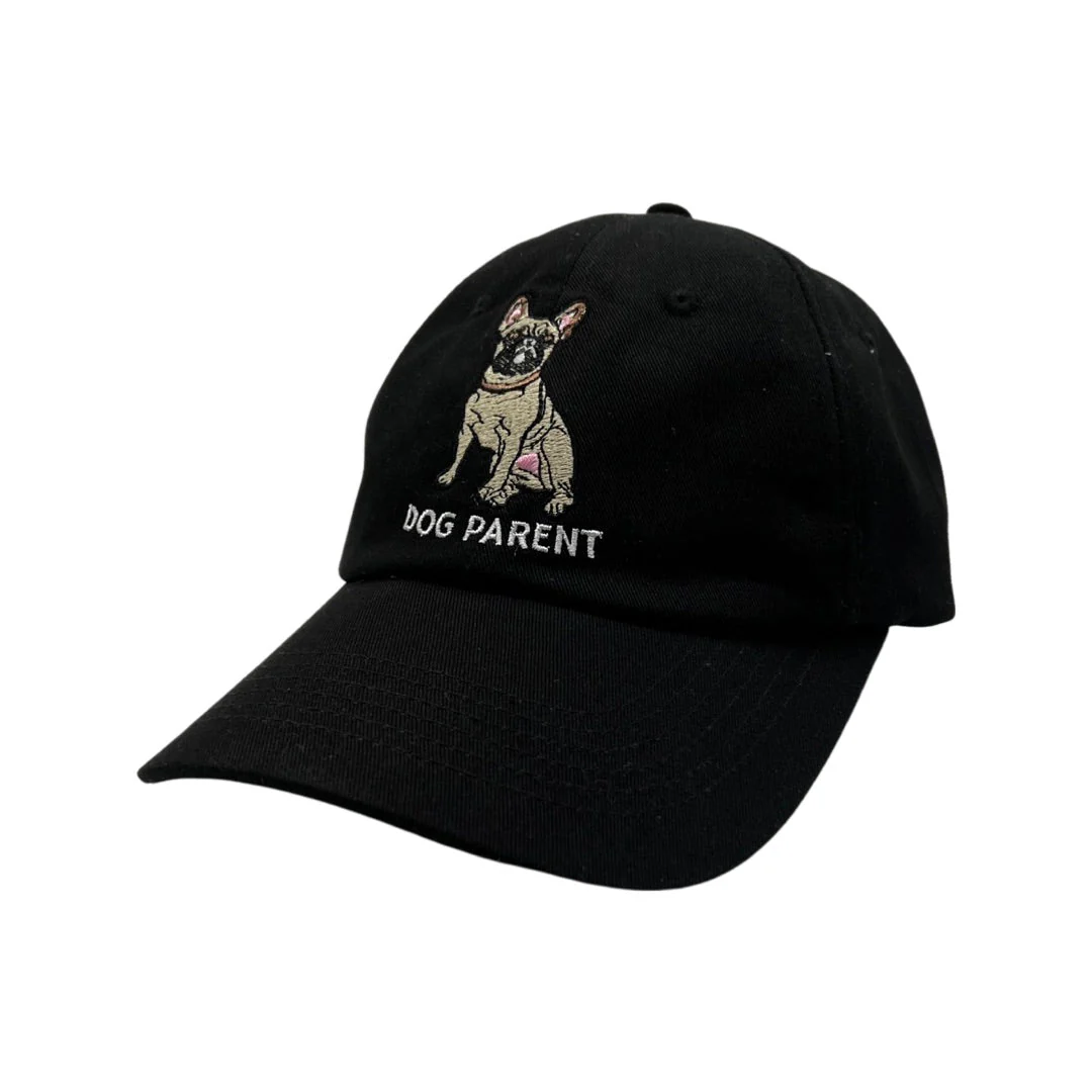 Dog Parent - Black Dad Hat - Image 4