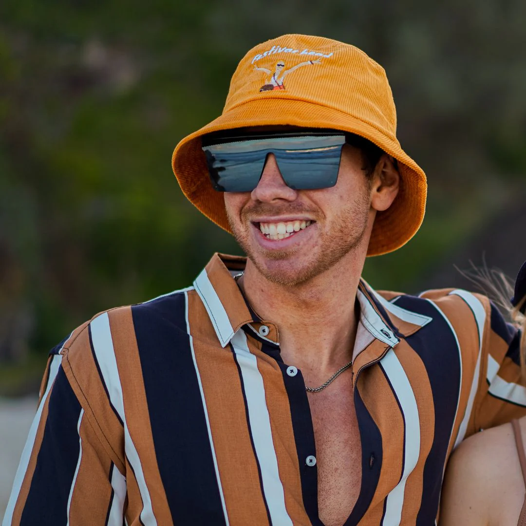 Festival Head - Brown Corduroy Bucket Hat - Image 5