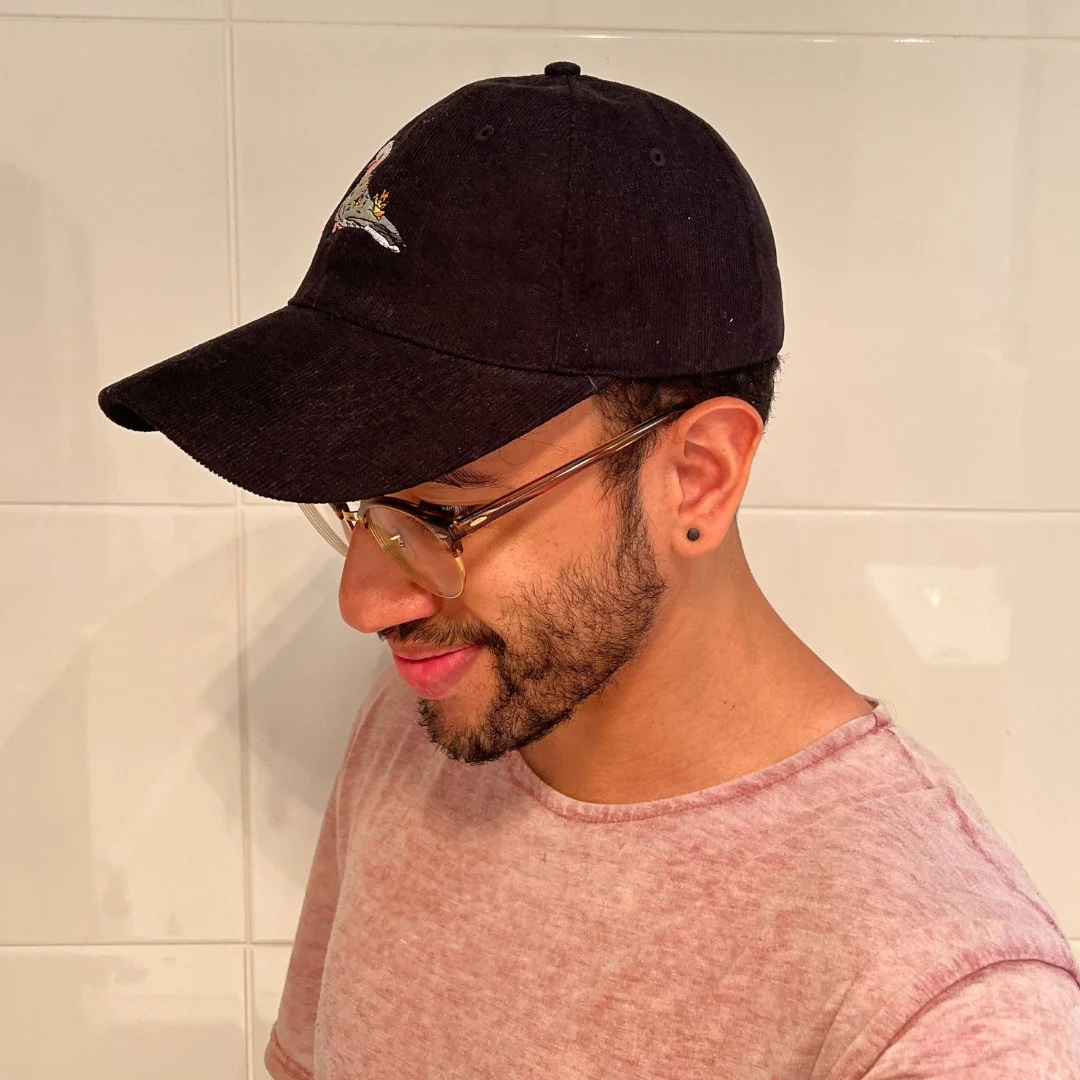 Flaming Galah - Black Corduroy Hat - Image 5