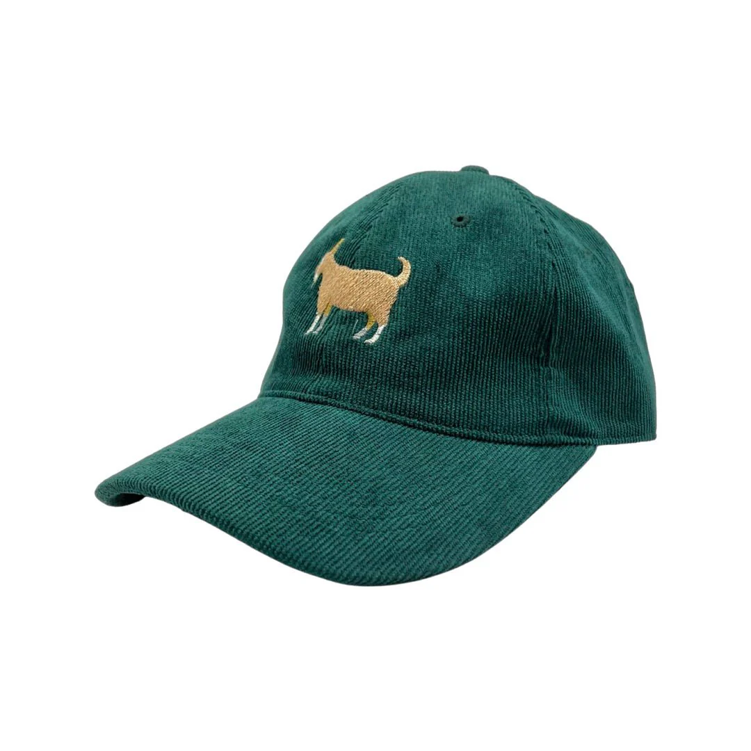 GOAT - Greatest of All Time - Green Corduroy Hat - Image 7
