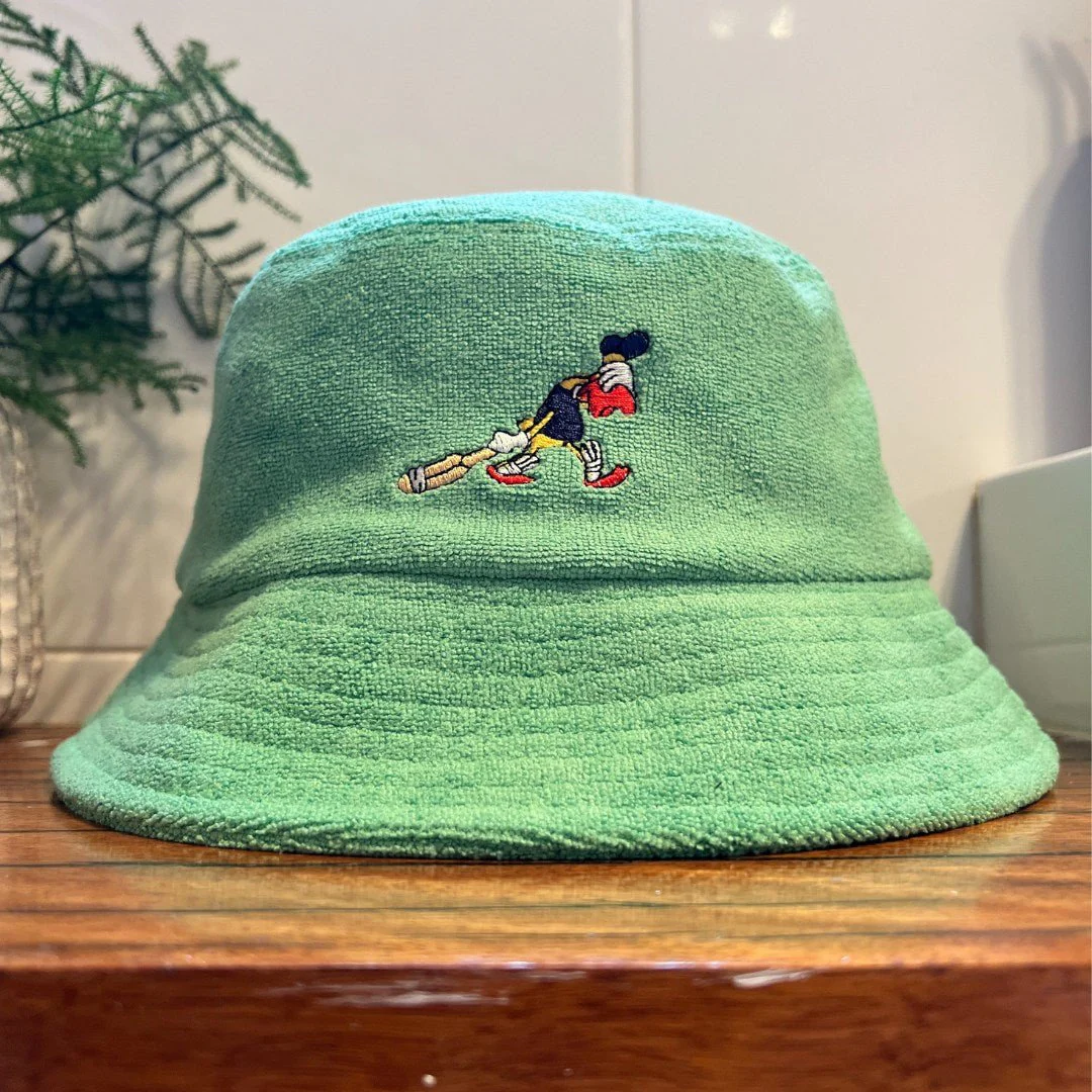 Golden Duck - Green Terry Bucket Hat - Image 3