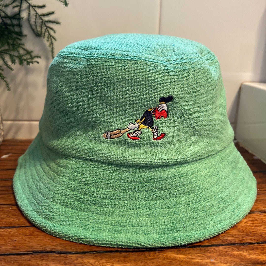 Golden Duck - Green Terry Bucket Hat - Image 4