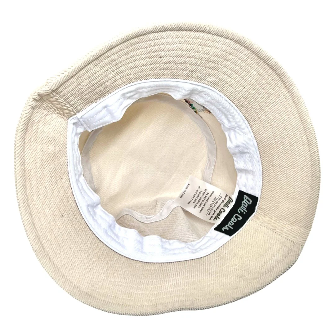 Goon Sack - White Corduroy Bucket Hat - Image 11