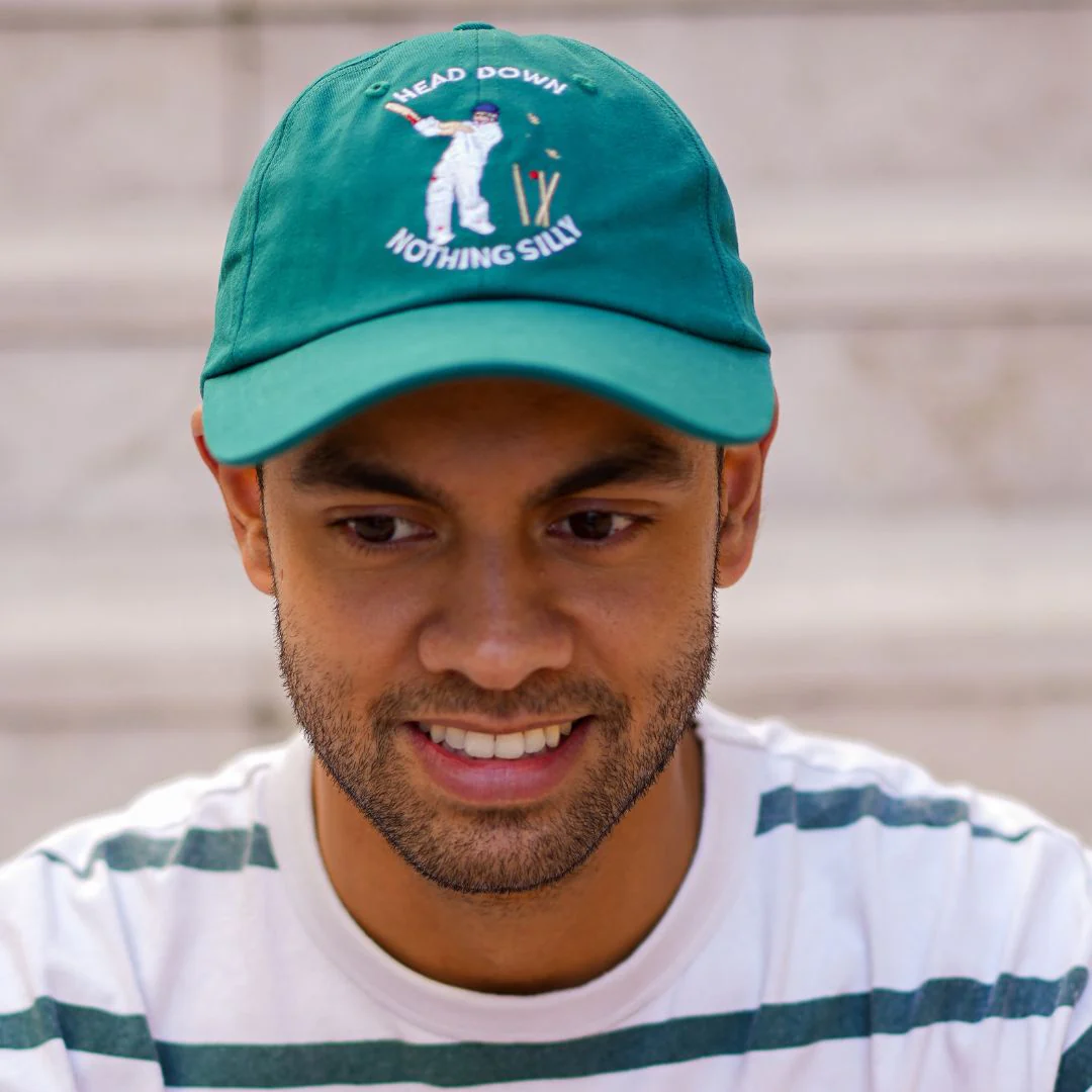 Head Down, Nothing Silly - Green Dad Hat - Image 4