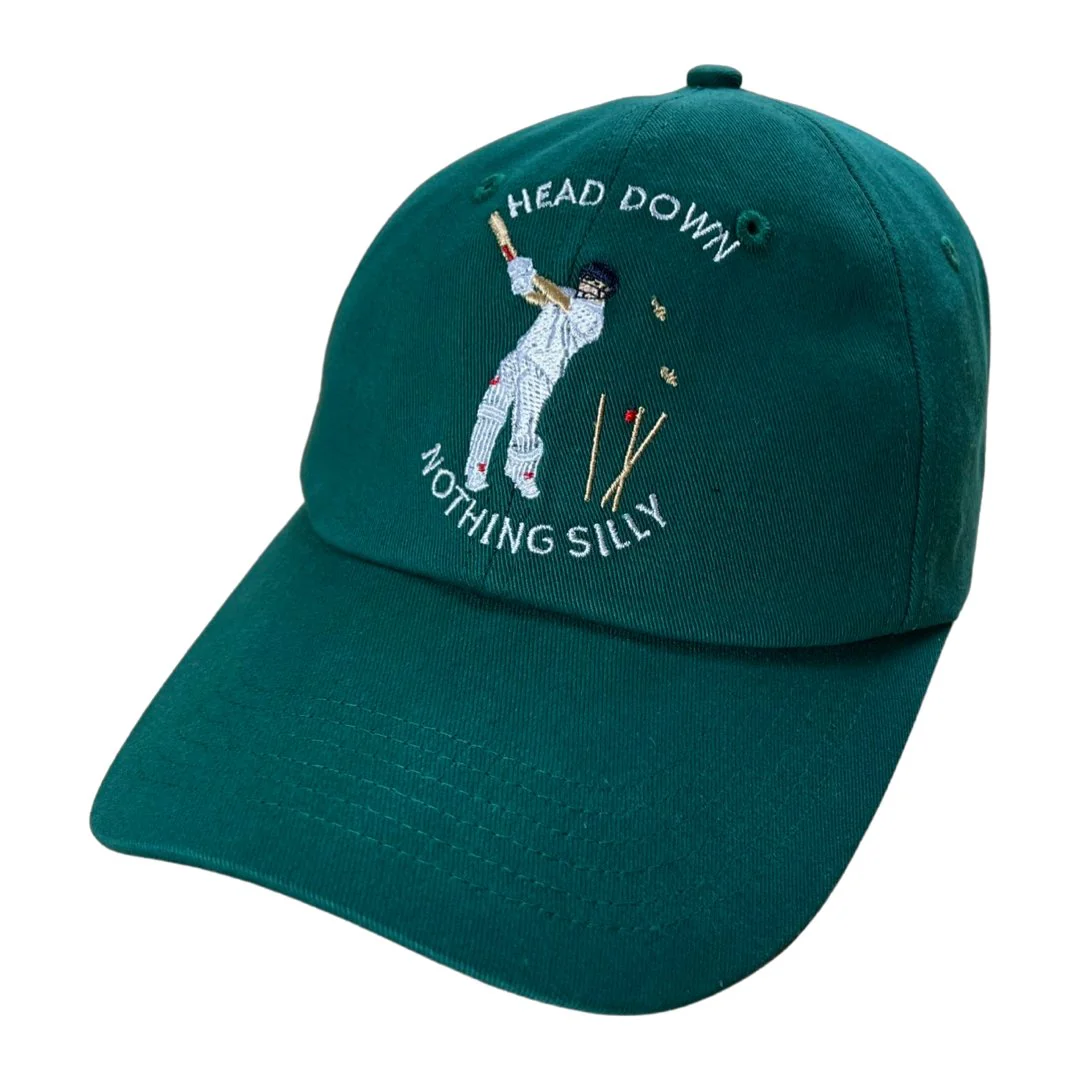 Head Down, Nothing Silly - Green Dad Hat - Image 5