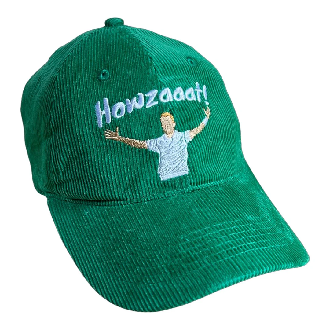 Howzat - Green corduroy hat - Image 4