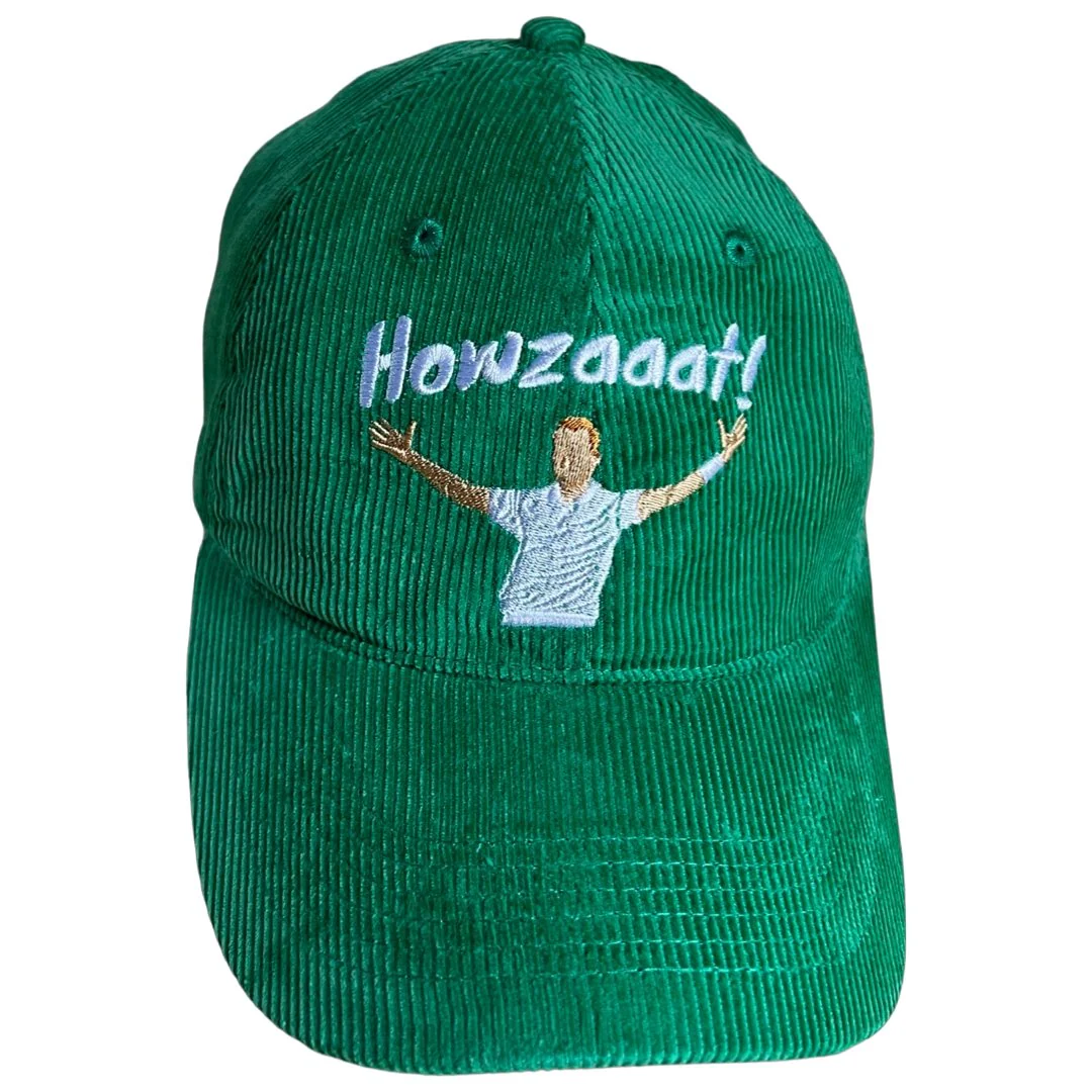 Howzat - Green corduroy hat - Image 5