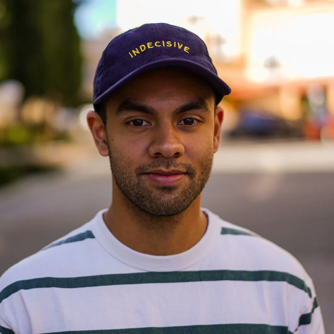 Indecisive - Dark Blue Corduroy Hat - Image 6