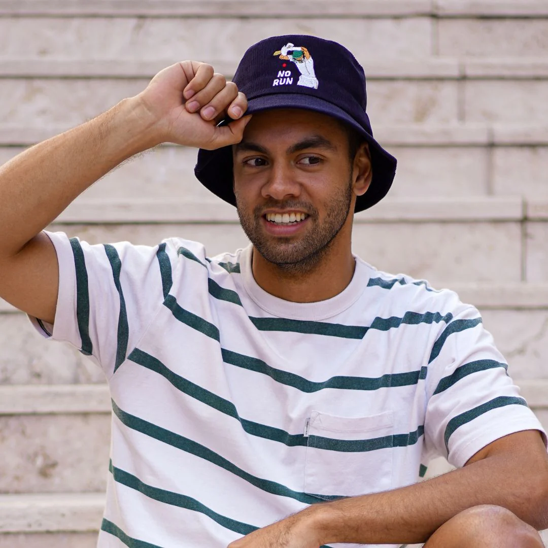 No Run - Dark Blue Bucket Hat - Image 5