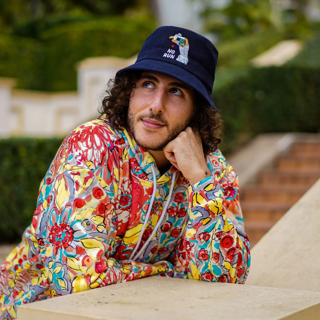 No Run - Dark Blue Bucket Hat - Image 7