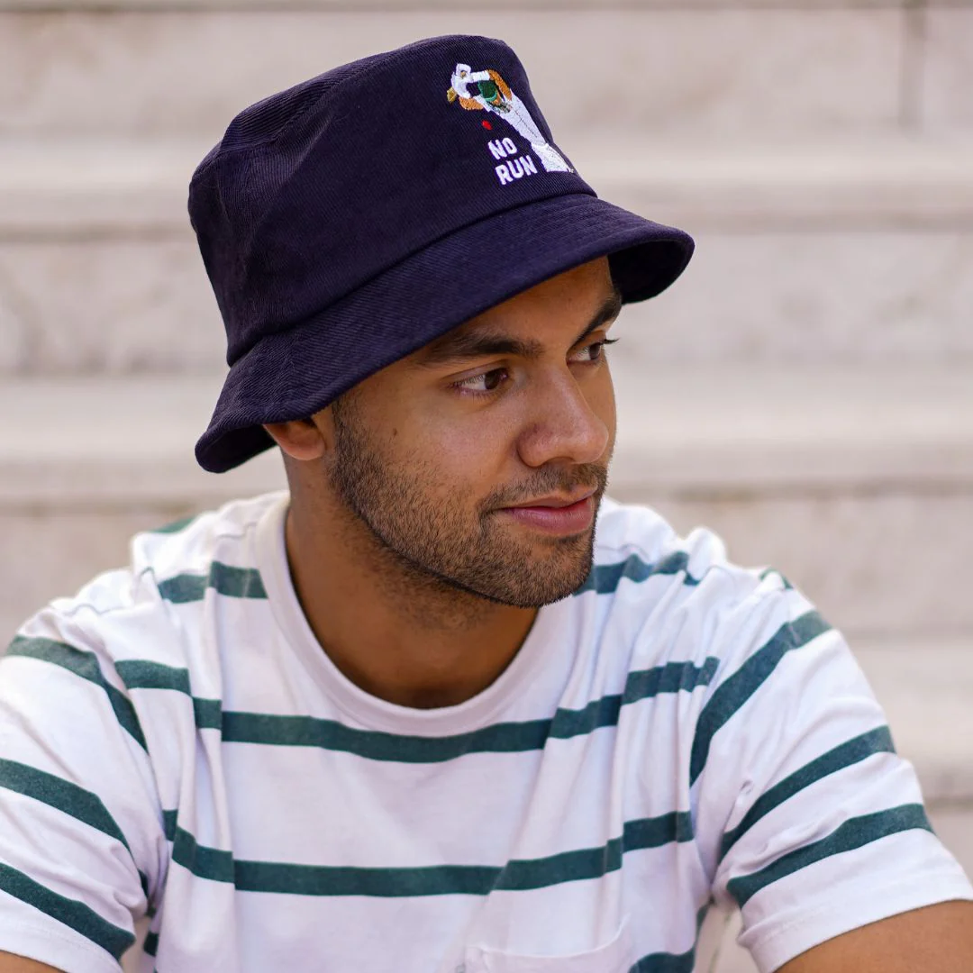 No Run - Dark Blue Bucket Hat - Image 8