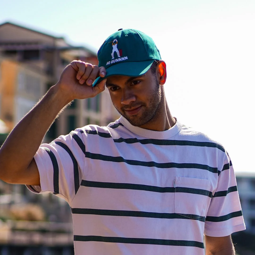 No Runnn! Green Dad Hat - Image 3