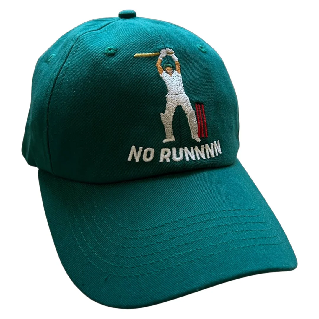 No Runnn! Green Dad Hat - Image 4