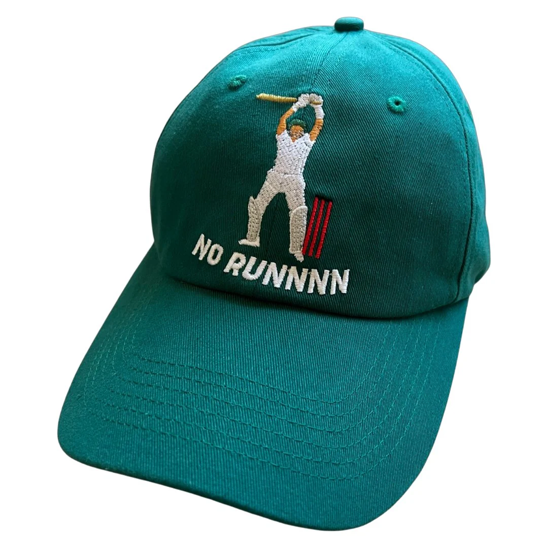 No Runnn! Green Dad Hat - Image 5