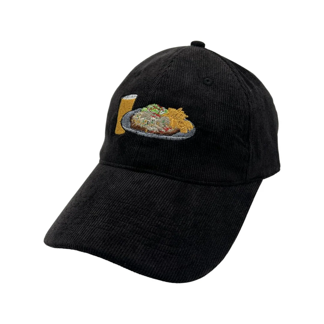 Parmi & Beer - Black Corduroy Hat - Image 3