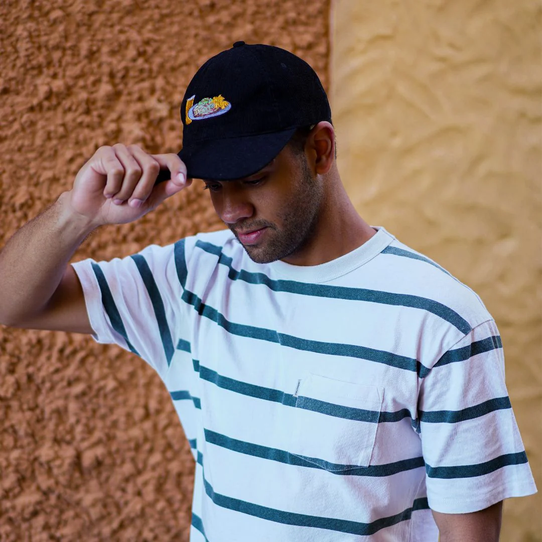 Parmi & Beer - Black Corduroy Hat - Image 4