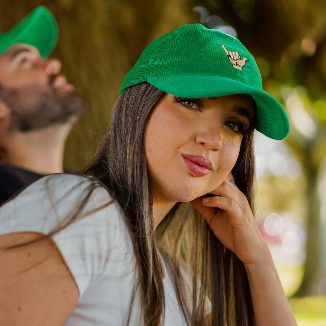 Shuckas Bruh - Green Corduroy Hat - Image 5