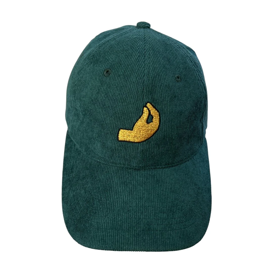 Italian Salute - Green Corduroy Hat - Image 6