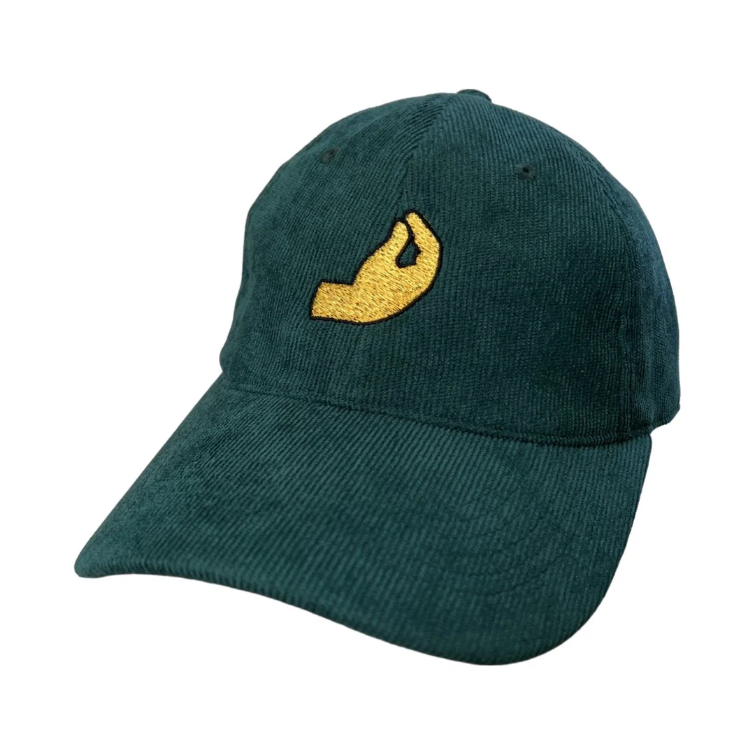 Italian Salute - Green Corduroy Hat - Image 7