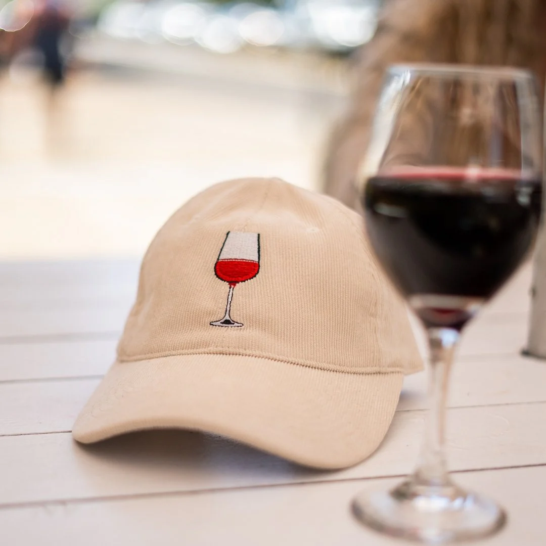 Vino O'clock - Wine White Corduroy Hat - Image 8
