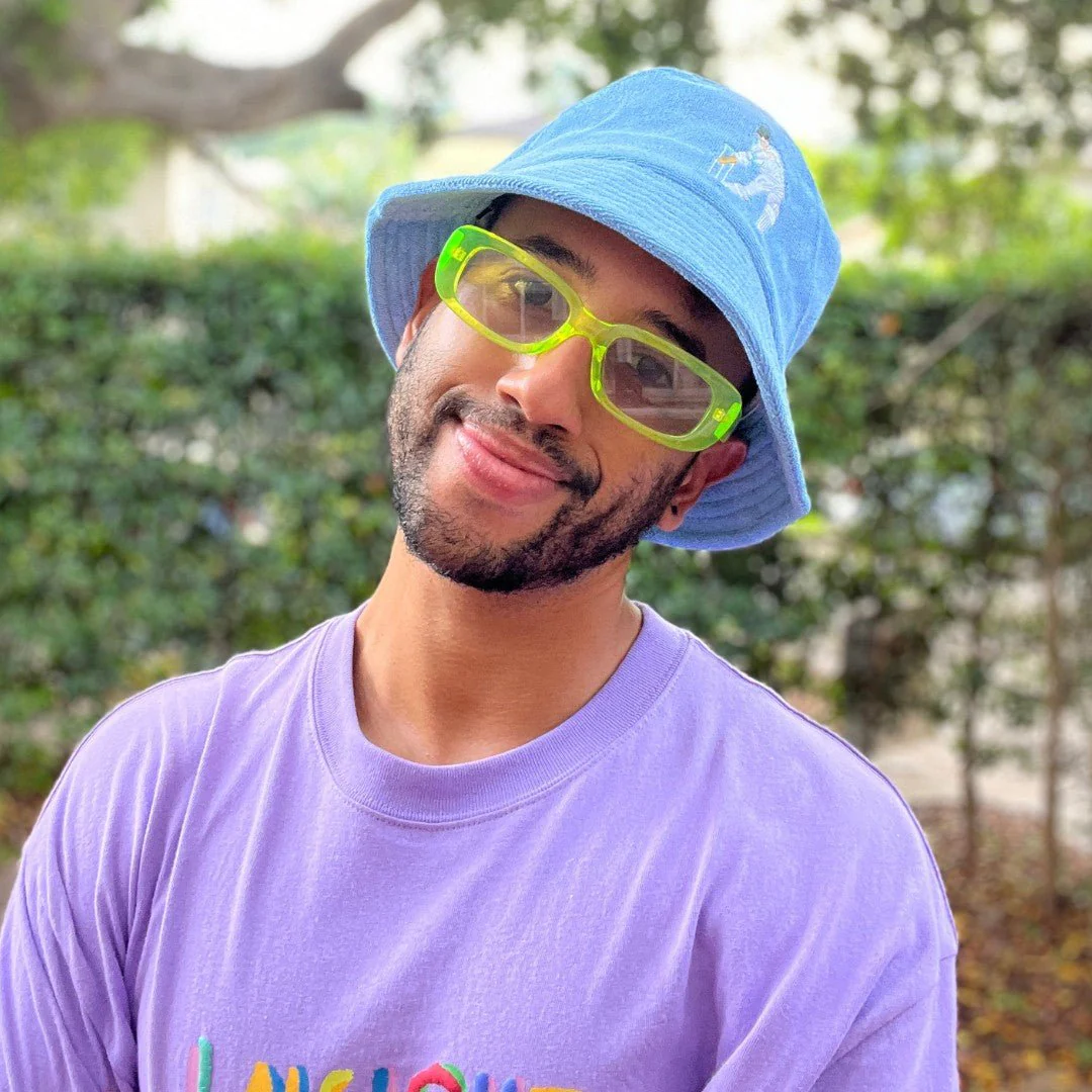 Wild Slog - Blue Terry Bucket Hat - Image 7